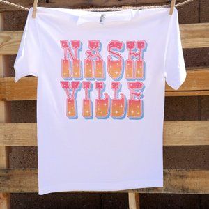 Nashville Country Music Concert Bachelorette Girls Trip Tour Western Graphic Tee